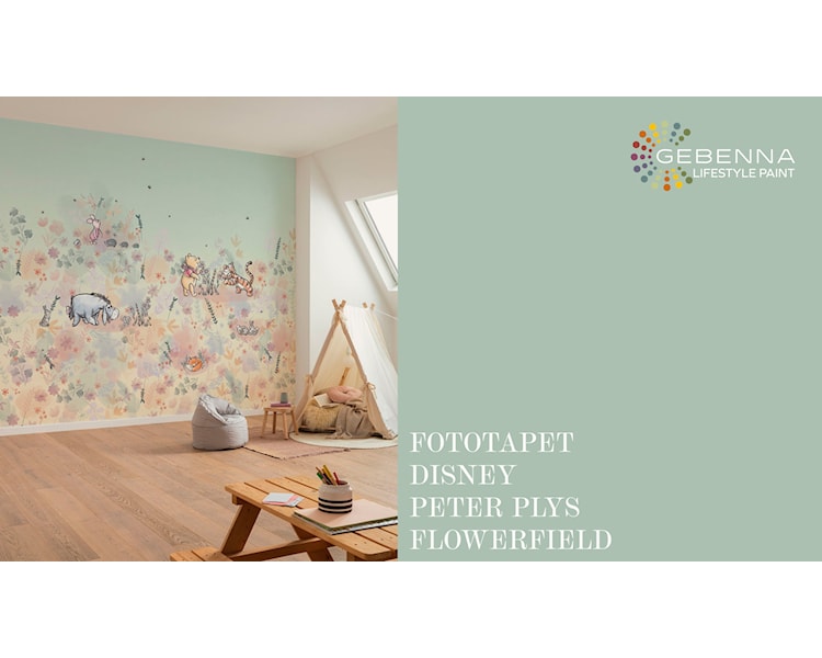 Fototapet Disney Peter Plys Flowerfield